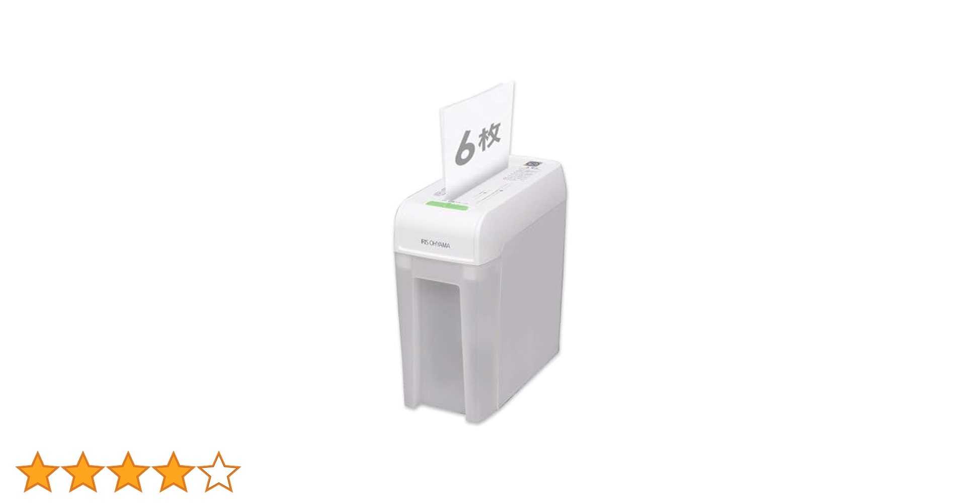 アイリスオーヤマ　IRIS OHYAMA P6HCS シュレッダー A4 6枚 21NxgesBCML.jpg_BO30,255,255,